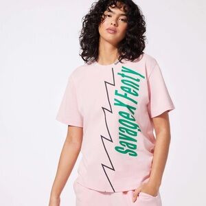 Savage x Fenty Unisex Pink Tshirt NWT